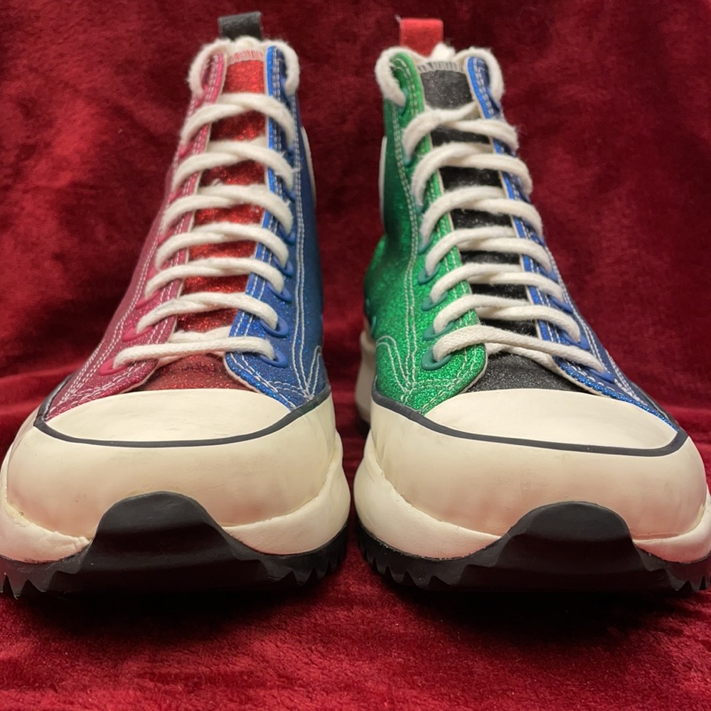 CONVERSE X JW ANDERSON RUN STAR HIKE PLATFORM GLITTER MULTICOLORED - Picture 13 of 16
